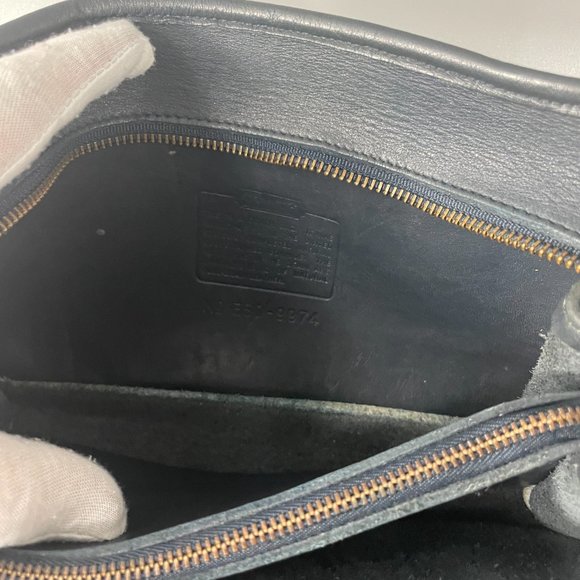 Vintage Coach Multi compartment Zip | #9974 | Navy - Picture 12 of 16